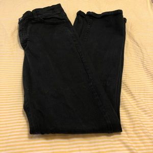 Black Nydj w embellished pockets, size 8